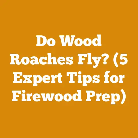 Do Wood Roaches Fly? (5 Expert Tips for Firewood Prep)