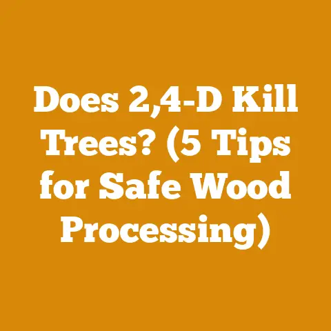 Does 2,4-D Kill Trees? (5 Tips for Safe Wood Processing)
