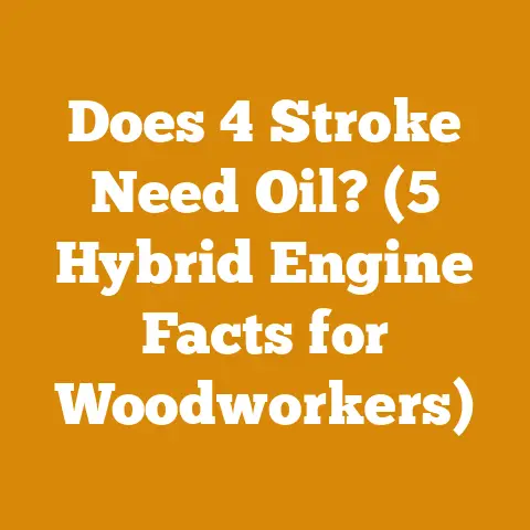 Does 4 Stroke Need Oil? (5 Hybrid Engine Facts for Woodworkers)