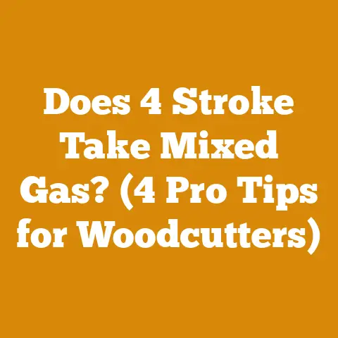 Does 4 Stroke Take Mixed Gas? (4 Pro Tips for Woodcutters)