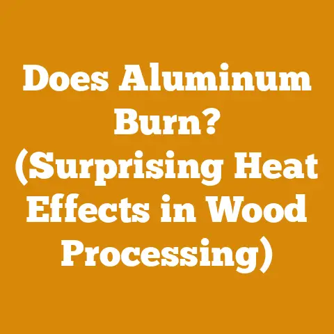Does Aluminum Burn? (Surprising Heat Effects in Wood Processing)