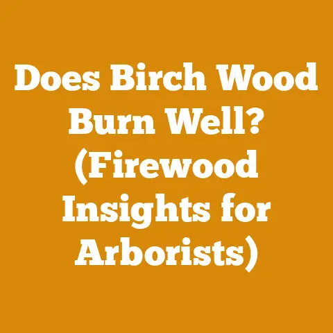 Does Birch Wood Burn Well? (Firewood Insights for Arborists)