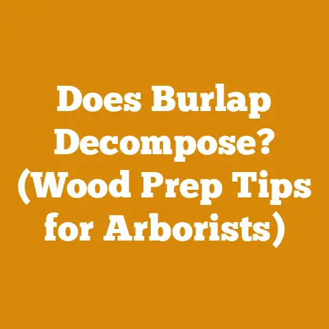 Does Burlap Decompose? (Wood Prep Tips for Arborists)