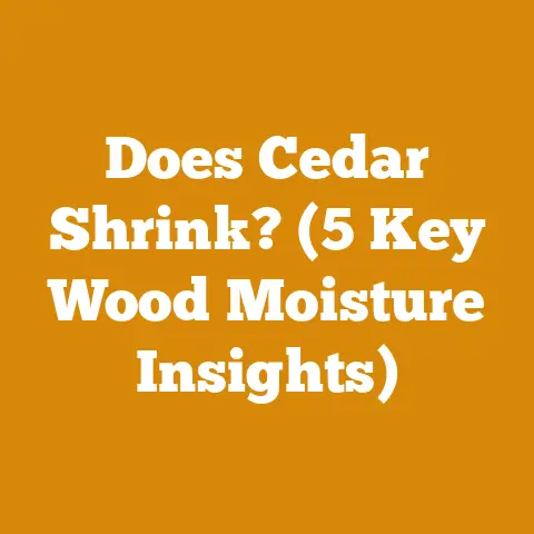 Does Cedar Shrink? (5 Key Wood Moisture Insights)