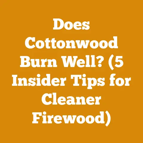 Does Cottonwood Burn Well? (5 Insider Tips for Cleaner Firewood)