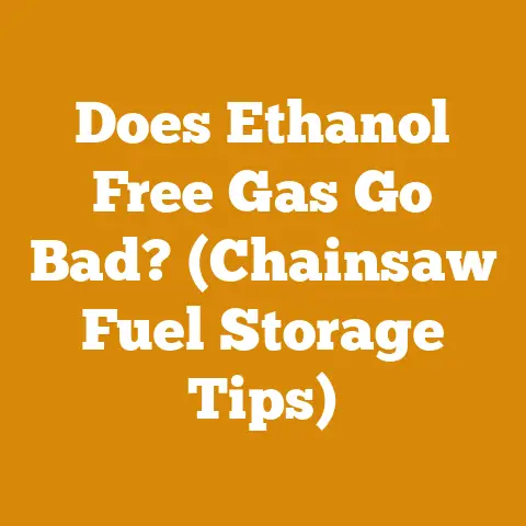 Does Ethanol Free Gas Go Bad? (Chainsaw Fuel Storage Tips)