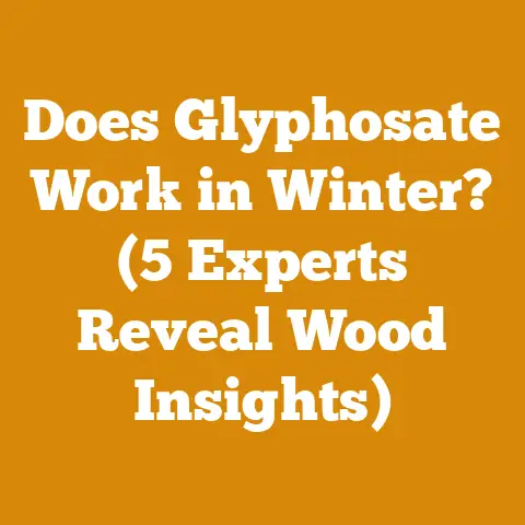 Does Glyphosate Work in Winter? (5 Experts Reveal Wood Insights)