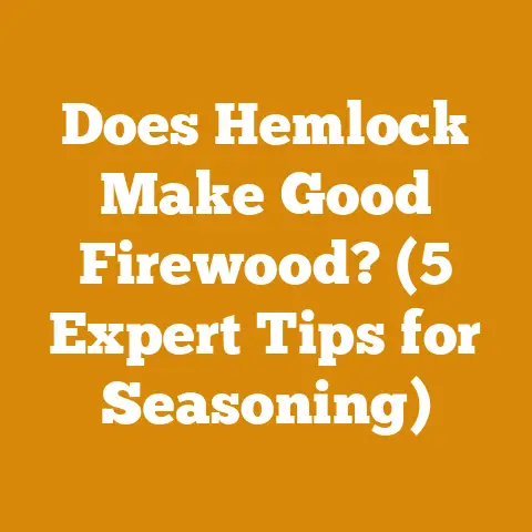 Does Hemlock Make Good Firewood? (5 Expert Tips for Seasoning)