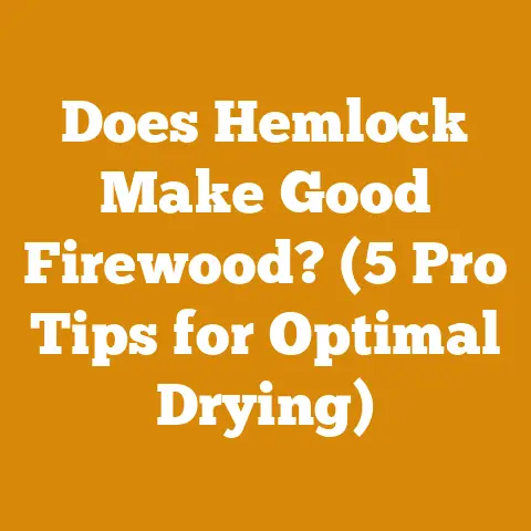 Does Hemlock Make Good Firewood? (5 Pro Tips for Optimal Drying)