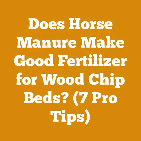 Does Horse Manure Make Good Fertilizer for Wood Chip Beds? (7 Pro Tips)
