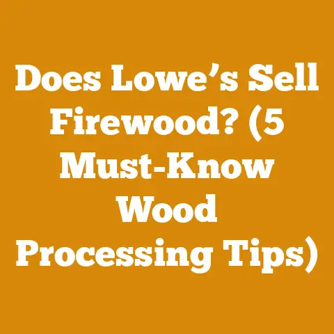 Does Lowe’s Sell Firewood? (5 Must-Know Wood Processing Tips)