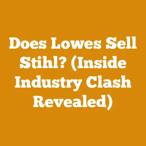 Does Lowes Sell Stihl? (Inside Industry Clash Revealed)