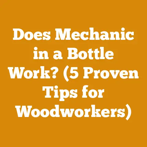 Does Mechanic in a Bottle Work? (5 Proven Tips for Woodworkers)