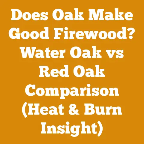Does Oak Make Good Firewood? Water Oak vs Red Oak Comparison (Heat & Burn Insight)