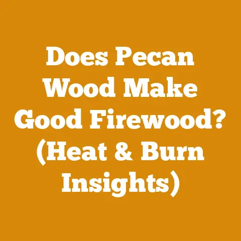 Does Pecan Wood Make Good Firewood? (Heat & Burn Insights)