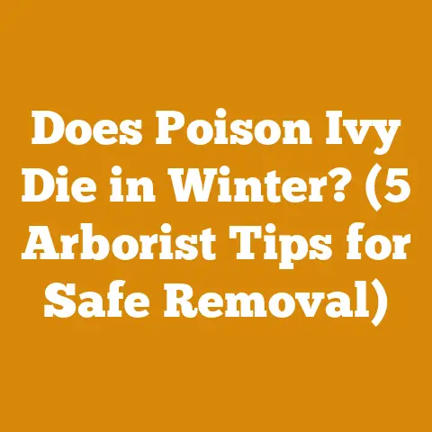Does Poison Ivy Die in Winter? (5 Arborist Tips for Safe Removal)