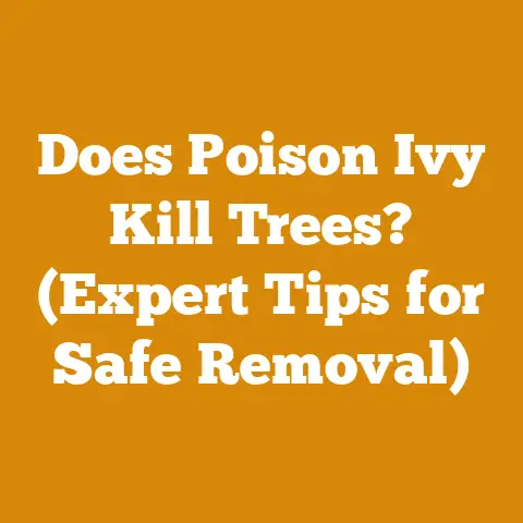 Does Poison Ivy Kill Trees? (Expert Tips for Safe Removal)