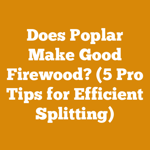 Does Poplar Make Good Firewood? (5 Pro Tips for Efficient Splitting)