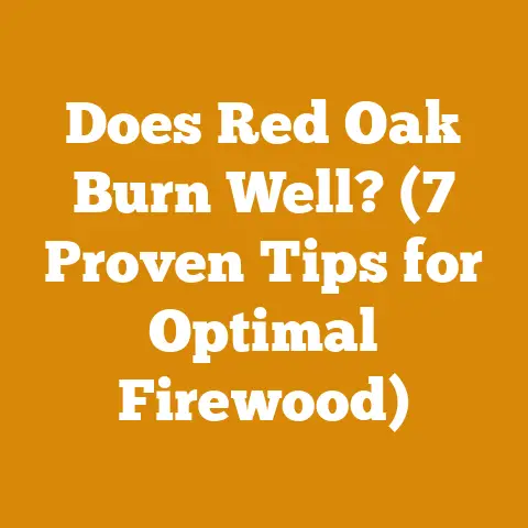 Does Red Oak Burn Well? (7 Proven Tips for Optimal Firewood)