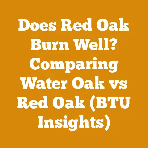Does Red Oak Burn Well? Comparing Water Oak vs Red Oak (BTU Insights)