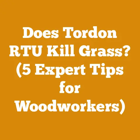 Does Tordon RTU Kill Grass? (5 Expert Tips for Woodworkers)