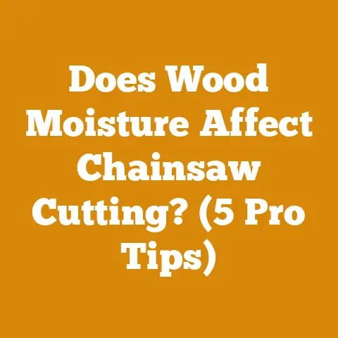 Does Wood Moisture Affect Chainsaw Cutting? (5 Pro Tips)