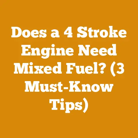 Does a 4 Stroke Engine Need Mixed Fuel? (3 Must-Know Tips)