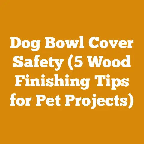 Dog Bowl Cover Safety (5 Wood Finishing Tips for Pet Projects)