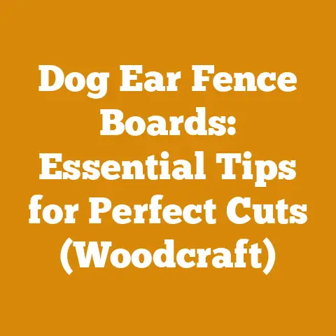 Dog Ear Fence Boards: Essential Tips for Perfect Cuts (Woodcraft)