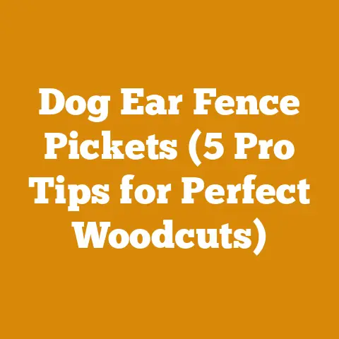 Dog Ear Fence Pickets (5 Pro Tips for Perfect Woodcuts)