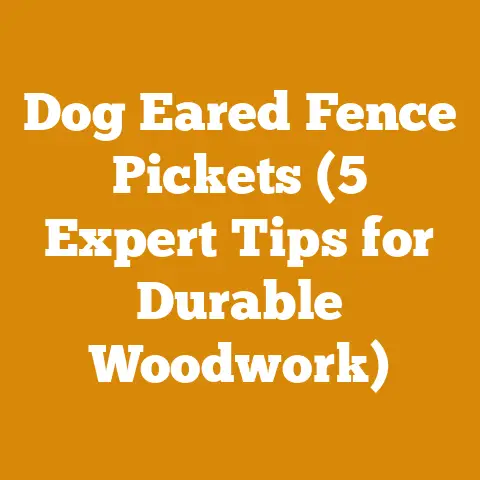 Dog Eared Fence Pickets (5 Expert Tips for Durable Woodwork)