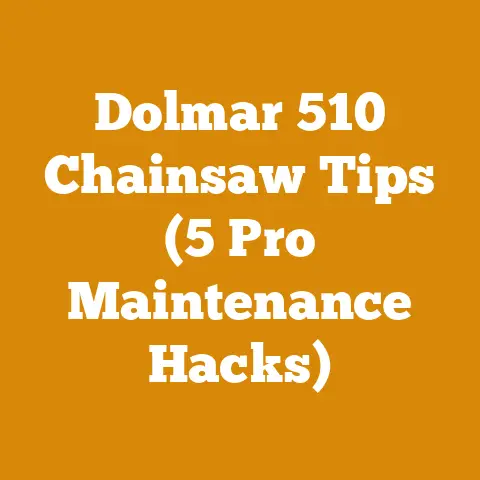 Dolmar 510 Chainsaw Tips (5 Pro Maintenance Hacks)