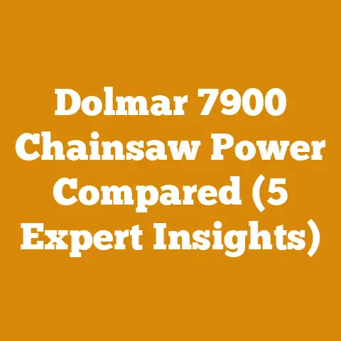 Dolmar 7900 Chainsaw Power Compared (5 Expert Insights)