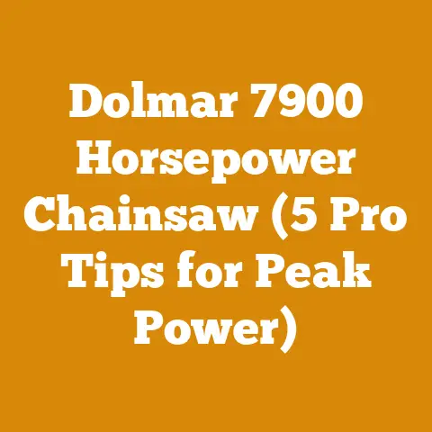 Dolmar 7900 Horsepower Chainsaw (5 Pro Tips for Peak Power)