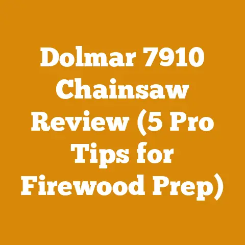 Dolmar 7910 Chainsaw Review (5 Pro Tips for Firewood Prep)