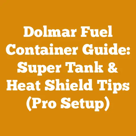 Dolmar Fuel Container Guide: Super Tank & Heat Shield Tips (Pro Setup)
