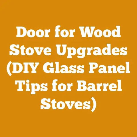 Door for Wood Stove Upgrades (DIY Glass Panel Tips for Barrel Stoves)