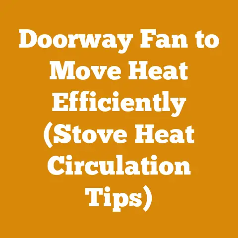 Doorway Fan to Move Heat Efficiently (Stove Heat Circulation Tips)