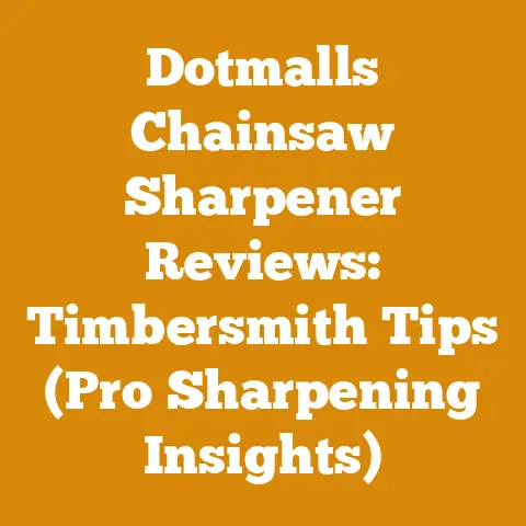 Dotmalls Chainsaw Sharpener Reviews: Timbersmith Tips (Pro Sharpening Insights)