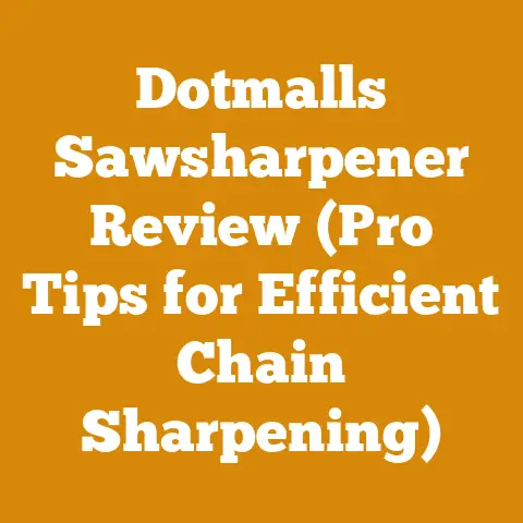Dotmalls Sawsharpener Review (Pro Tips for Efficient Chain Sharpening)