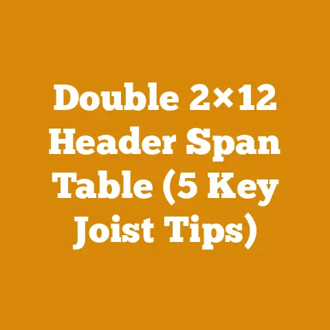 Double 2×12 Header Span Table (5 Key Joist Tips)