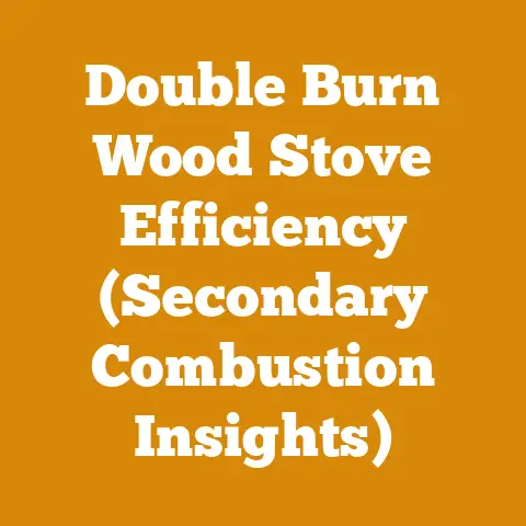 Double Burn Wood Stove Efficiency (Secondary Combustion Insights)