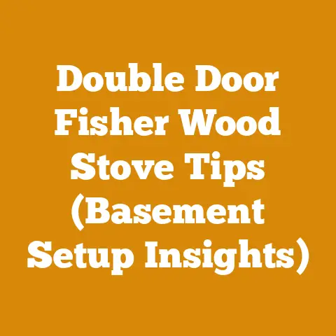 Double Door Fisher Wood Stove Tips (Basement Setup Insights)