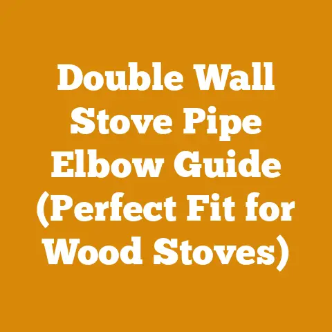 Double Wall Stove Pipe Elbow Guide (Perfect Fit for Wood Stoves)