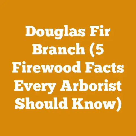 Douglas Fir Branch (5 Firewood Facts Every Arborist Should Know)