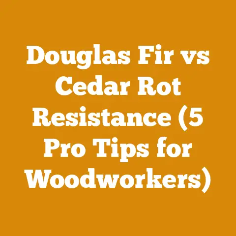 Douglas Fir vs Cedar Rot Resistance (5 Pro Tips for Woodworkers)