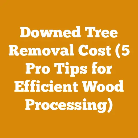 Downed Tree Removal Cost (5 Pro Tips for Efficient Wood Processing)