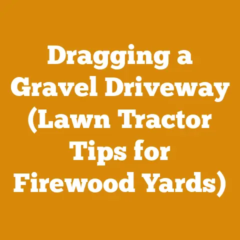 Dragging a Gravel Driveway (Lawn Tractor Tips for Firewood Yards)