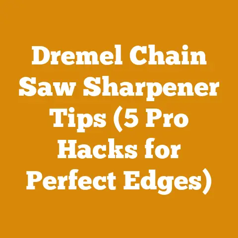 Dremel Chain Saw Sharpener Tips (5 Pro Hacks for Perfect Edges)