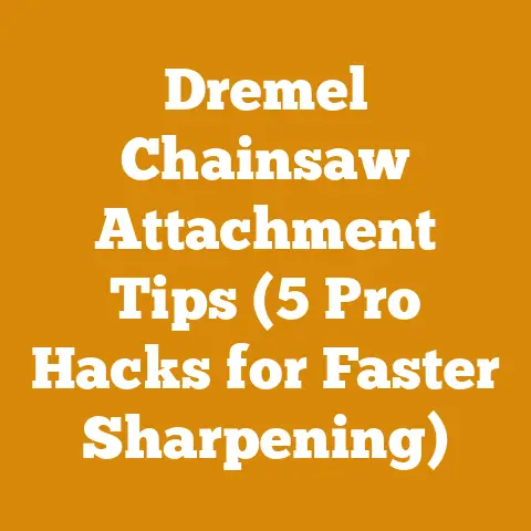 Dremel Chainsaw Attachment Tips (5 Pro Hacks for Faster Sharpening)